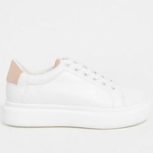 ASOS DESIGN wide fit chunky lace up trainers